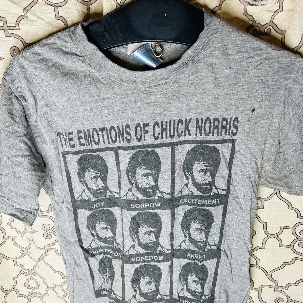 The Emotions of Chuck Norris Tshirt Martial Arts Tv Movie Star Tennessee River